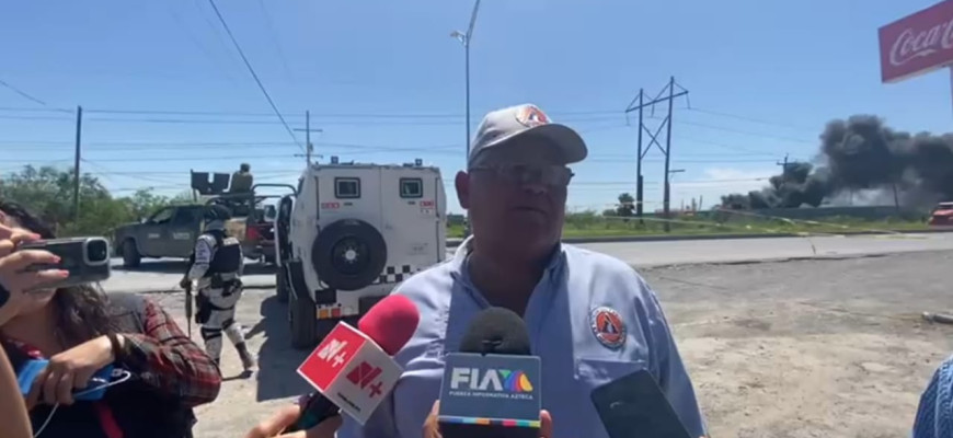 Descarta Gobierno de Matamoros haya heridos por incendio de pipas
