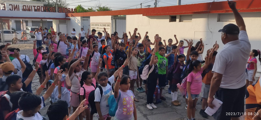 Participan 150 menores en Plan Vacacional de Verano organizado por Gobierno de Matamoros, a través de SECUDE