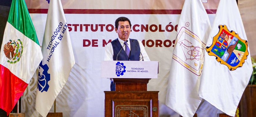 Activa Alcalde Mario López ciclo escolar 2023-2024 en el Instituto Tecnológico de Matamoros