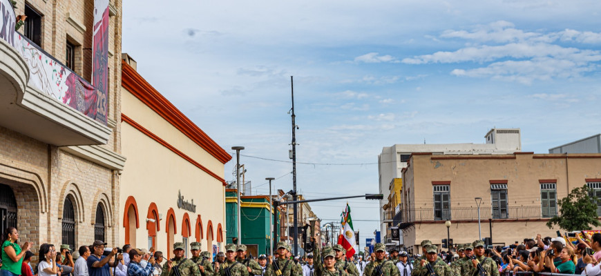 Con éxito realiza Gobierno de Matamoros desfile conmemorativo del 16 de septiembre.