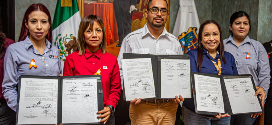 Firman convenio de Colaboración por los Derechos de las Mujeres; pactan Gobierno de Matamoros y empr